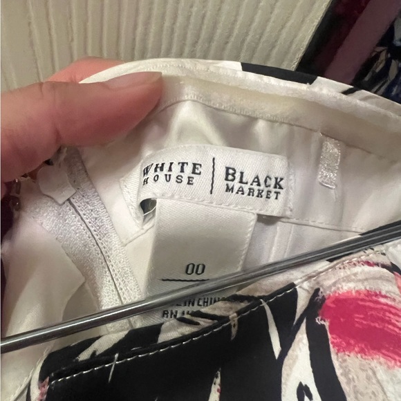 white house tube floral top - Picture 3 of 4